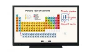 rent 70" touch tv screen