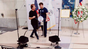 Floor setup Teleprompter