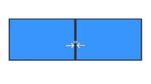Half Inch border Video wall