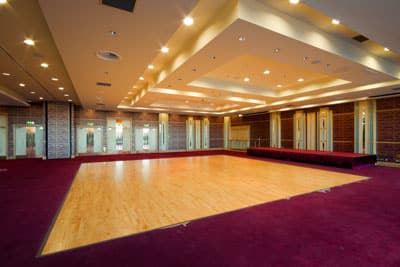 wood dance floor rental