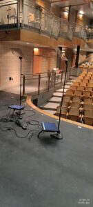 teleprompter setup