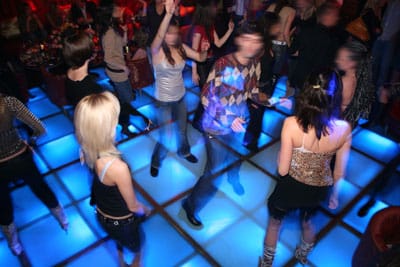 Lighted dance floor rental