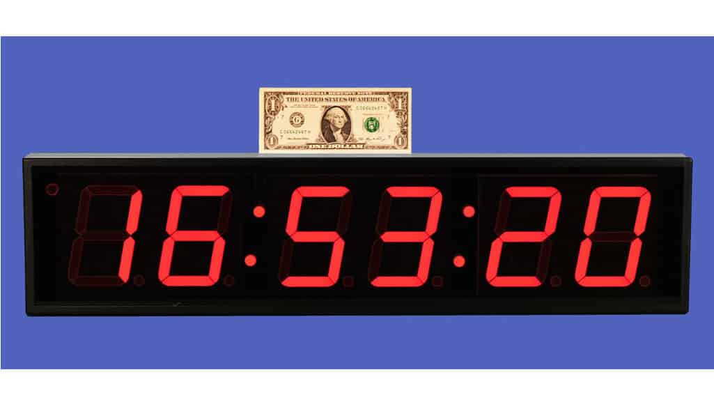 Countdown Clock Rental  Hire A Big Count Down Clock