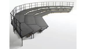 choral riser seated